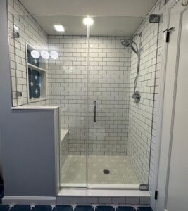 extra clear glass shower screen