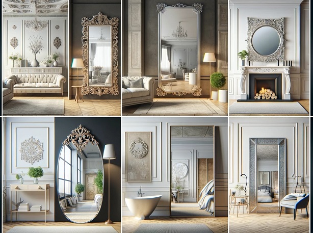 different types of mirrors