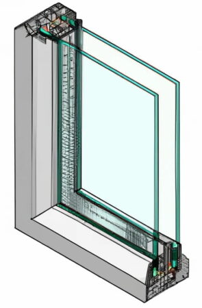Double Glazed window diagram